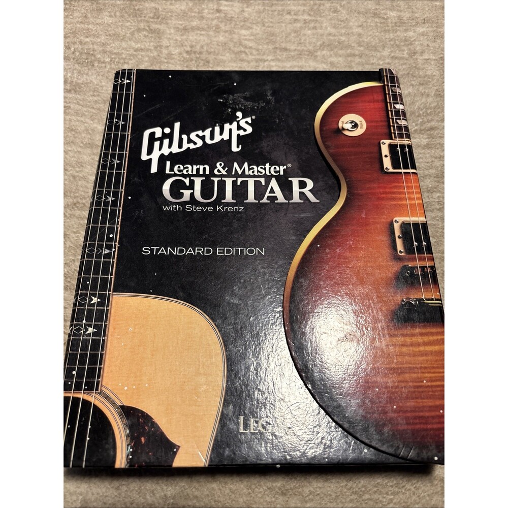 Gibson's Learn & Master Guitar w/Steve Krenz 15  Disc Set /Book VERY GOOD PLUS